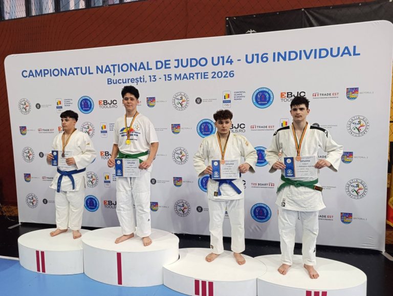 Performanță pentru Huedin: aur și bronz la Campionatul Național de Judo U16